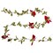 Northlight Pre-Lit Battery Operated Holly and Berry Christmas Garland - 7.5' x 5" - Warm White Lights